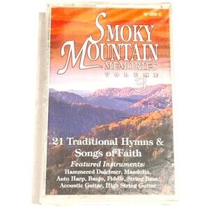 Smoky Mountain Memories Vol 3 Cassette Tape – 21 Gospel Hymns – 1990s VTG
